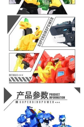 Hc 2024 Mecha Warrior Robot Mini Agente Super Dinosaur