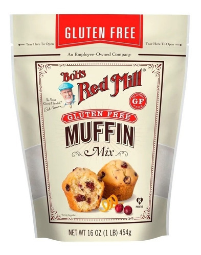  Bobs Red Mill Harina Para Muffin 454g