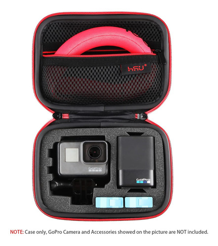 Funda Pequeña Hsu Para Gopro Hero 12/11/10/9/8/7/6/5 Negra,