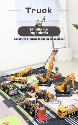 .. Excavadora De Juguete 155 Aleación Para Niños