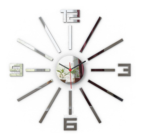 Relógio De Parede Moderno Grande 55cm Sala Quarto