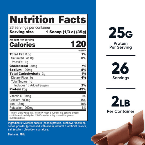 Proteína En Polvo Nutricost Caseína Chocolate 907 G Sin Glut