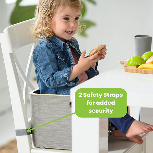 Asiento Elevador Madera 3 En 1 Niños Pequeños, Taburete, Coj