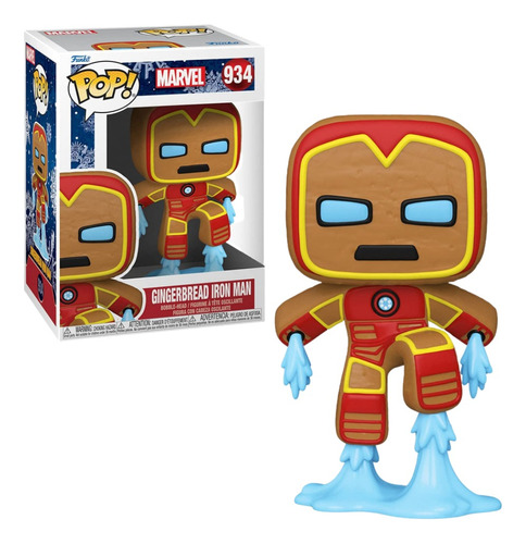 Funko Iron Man Gingerbread (934) Marvel ¡ Nuevo En Stock!