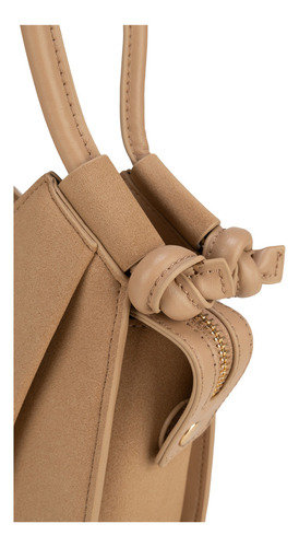 Bolsa Satchel Cloe Ecerali Miniatura Color Marrón