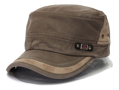 Boné Estilo Quepe Militar - Musgo Cap - Unissex