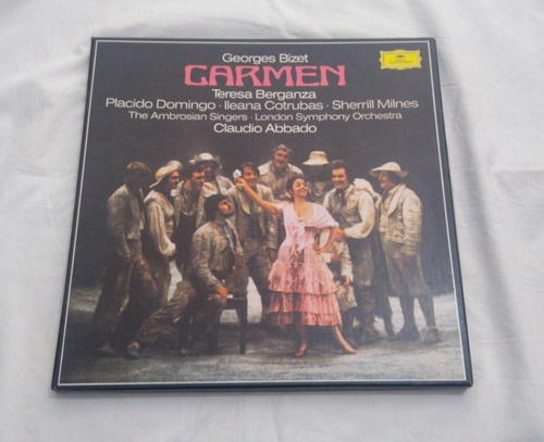 Box C/ 3 Lp Vinil - Georges Bizet - Carmen