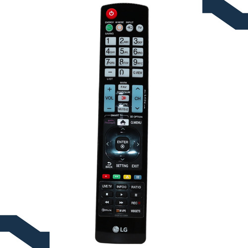 Controle Remoto Smart Tv 3d LG My Apps Akb74115501 Original