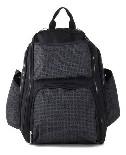 Pañalaera Cloe Estilo Backpack Para Mujer Color Negro