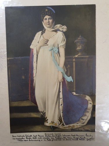 Antigua Postal Europea De 1903 De La Reina Luise-1008