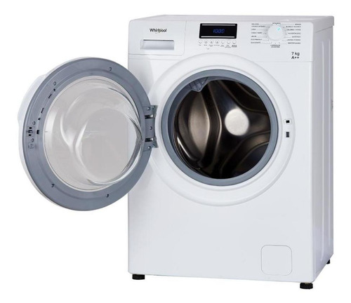 Imagen 2 de 9 de Lavarropas Whirlpool Carga Frontal 7 Kg Wnq07ab
