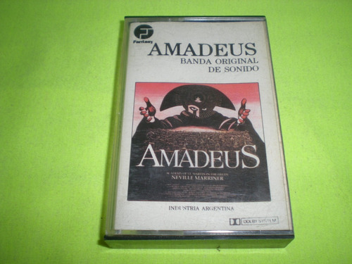 Amadeus Banda De Sonido Original Casete Ind. Arg.