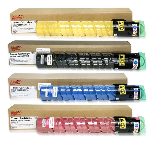 Kit 4 Toner Generico Para Mp C2050 C2030 C2530 C2550