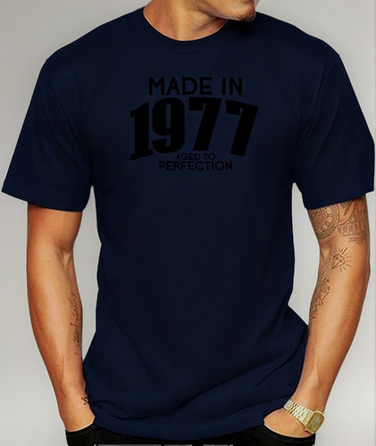 Playera Made In 1977 For Hombre Regalo 40 Cumpleaños