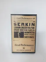 Comprar Cassette De Musica Shumann Serkin - Quintet Para Piano(1982)