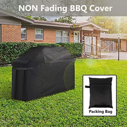 Funda Barbacoa Exterior Impermeable, Cubierta de Parrilla Funda Protectora  para Barbacoa Anti Viento Agua Lluvia Nieve Polvo Sol BBQ Cover  145x61x117cm: : Jardín