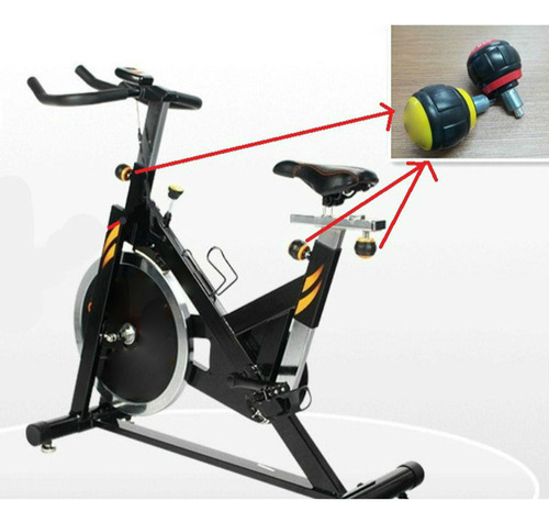 Para 6 Perilla De Resorte Para Bicicleta Deportiva, M16,