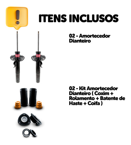 4 Amortecedores Kayaba Com Kits Sampel Audi Q3 12/19