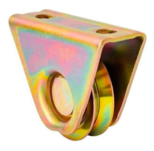 Imagen 1 de 5 de Rueda Para Porton Corredizo 90mm Con Base Placa Cerrada