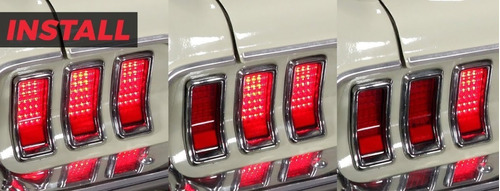 Luces Secuenciales Led Con Micas Mustang 1965 1966 1967 1968