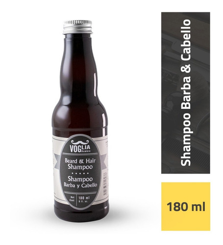 Shampoo Barba Y Cabello Voglia 180 Ml
