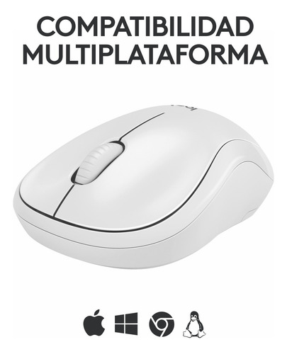 Mouse Logitech M240 Silent Inalámbrico Blanco