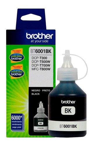 Tinta Brother Negro Bt6001bk