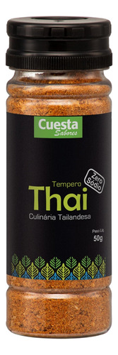 Tempero Thai - Culinária Tailandesa - Zero Sódio - 50g