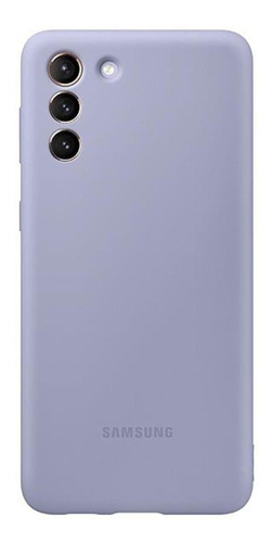 Funda de silicona para teléfono celular Samsung Galaxy S21 Plus - Violeta