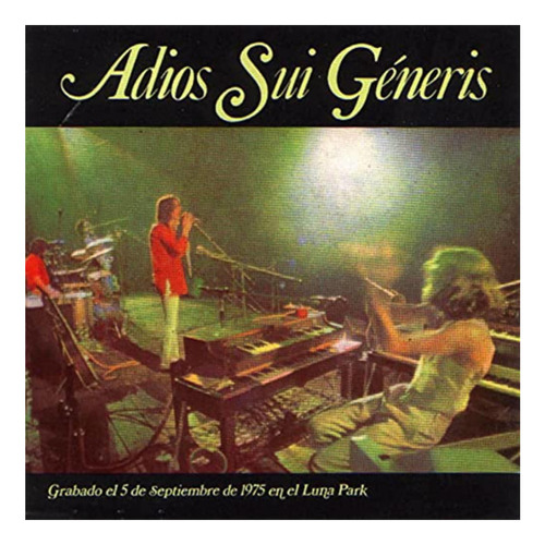 Sui Generis - Adios Sui Generis 1 | Vinilo 