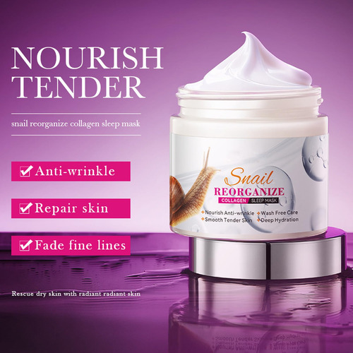 Set Para El Cuidado De La Piel Rosarden Snail Collagen, 8 Un