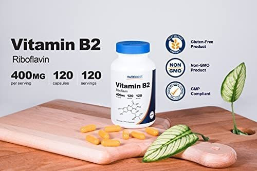 Vitamina B-12 Marca Nutricost, 400 Mg, 120 Comprimidos