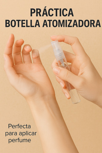Botella Recargable Perfume Atomizador Decant 2ml Vidrio