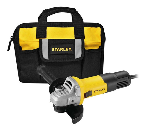 Esmeriladora Stanley Sg7115-b3 750w 4-1/2pul + Mochila Color Amarillo/Negro