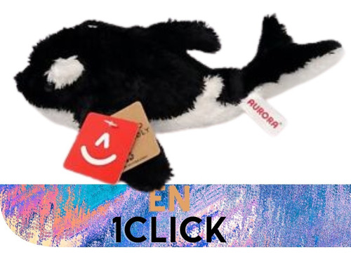 Peluches Aurora Mini Flopsie Orca Keiko Mar Oceano