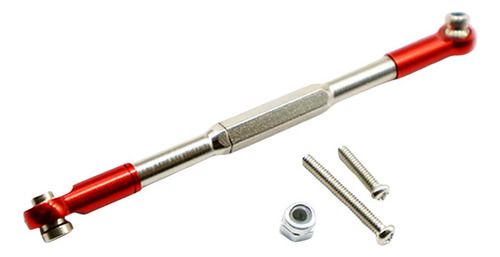 Varillas De Enlace Servo De Dirección Para 1/12 Mn-d90 Rojo