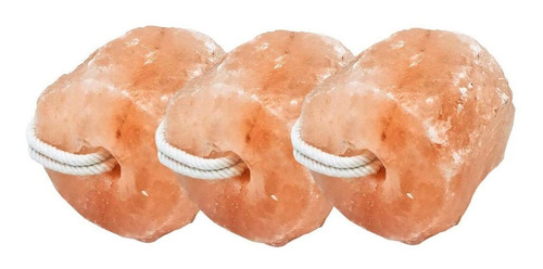 Glowyn Pink Himalayan Salt Lick - Round Block On Rope - 6 Lb