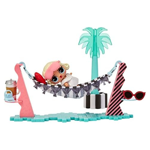 Omg House Of Surprises Vacay Lounge Playset Muñeca Col...