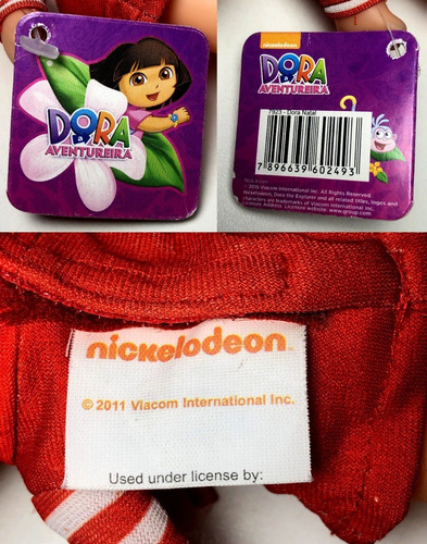 Imagem 5 de 5 de Boneca Pequena Dora Aventureira De Natal Original Multibrink