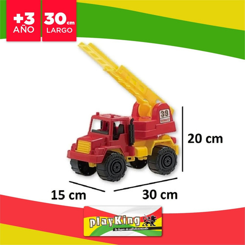 Imagen 2 de 3 de Duravit Camion De Bomberos Cuartel De Bomberos Playking