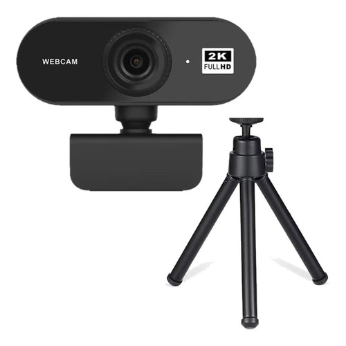 Cámara Web Jetion Pjt-dcm173 2k Fullhd + Tripode Webcam