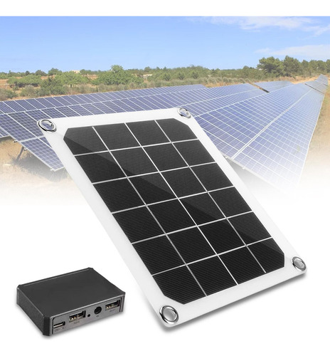 W Panel Solar Monocristalino Exterior P/uso Doméstico 3 En 1