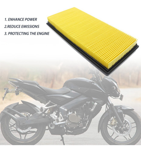 Filtro De Aire Crystally Para Bajaj Pulsar 200 Ns 200ns 2012