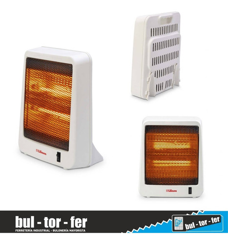Imagen 4 de 6 de Calefactor Estufa Infrarrojo Liliana Compacthot Ci070 1000w