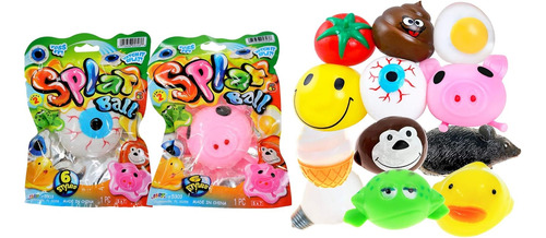 Ja-ru Squishy Splat Ball (2 Juguetes Surtidos) Squishy Dumpl