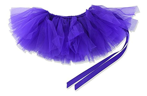 Pawpatu Tul Tutu Para Perros O Gatos, Grande, Purpura Oscur