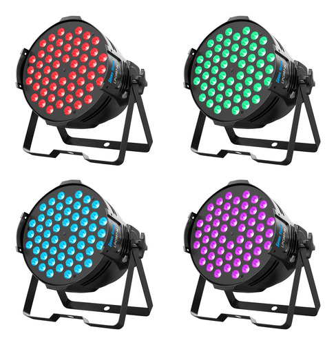 Seven Stars Luces Led De Escenario Activadas Por Sonido, Rgb