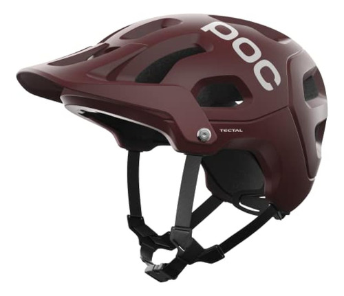 Casco De Ciclismo Poc Tectal Granate Rojo Mate Med