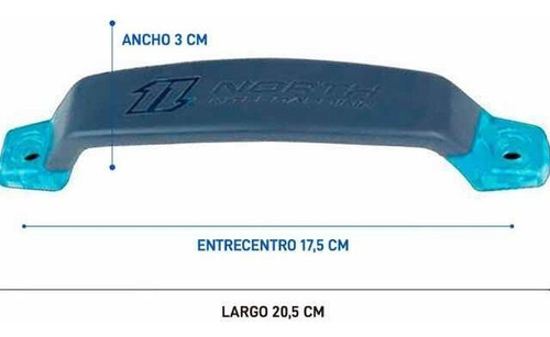 Imagen 1 de 2 de Manija Para Tabla De Kite North