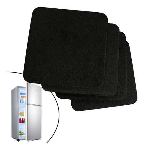 Kit 4 Tapete Para Maquina De Lavar Anti - Vibração Ruido Eva